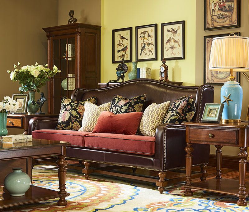 传统美式风格经典款美式田园风沙发的家具详细介绍